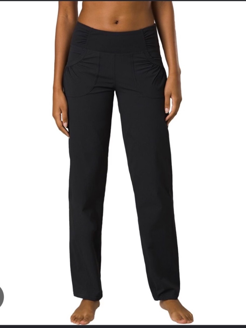 Prana Women's Summit Pants, Black, Size Large, Pull on